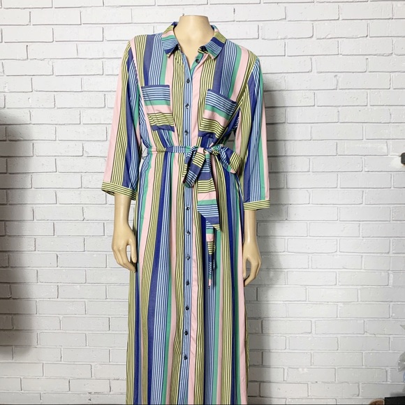 boden katrina maxi shirt dress